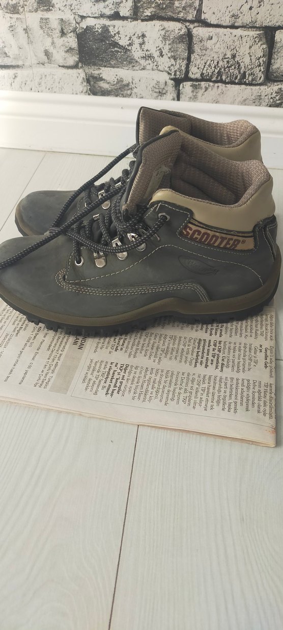 Gri Scooter Erkek Bağcık - Görsel 3