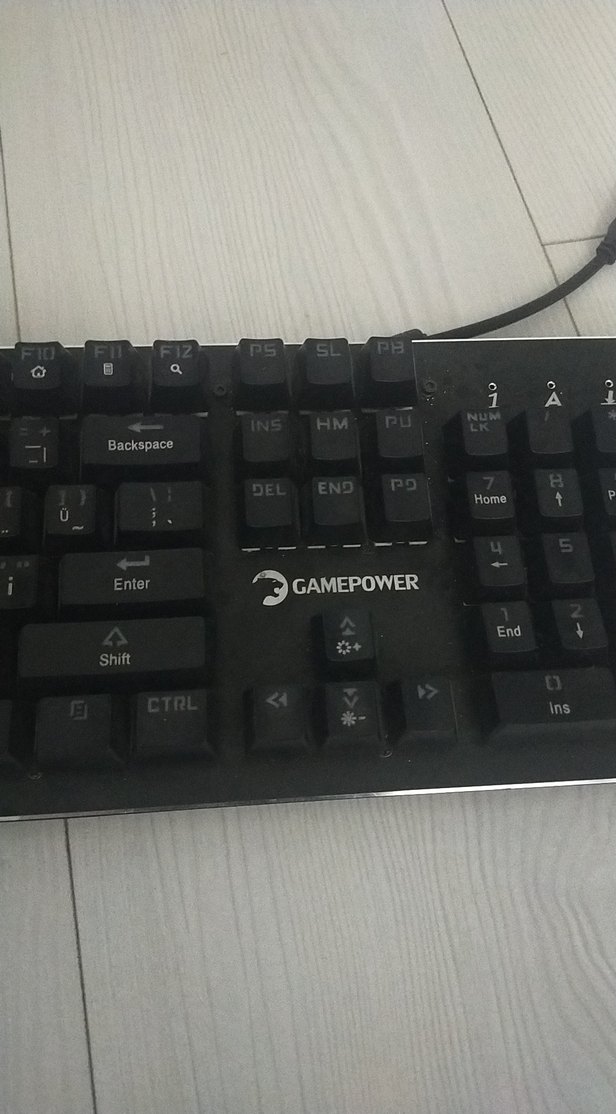 USB Kablolu Siyah Klasik Klavye - Görsel 2