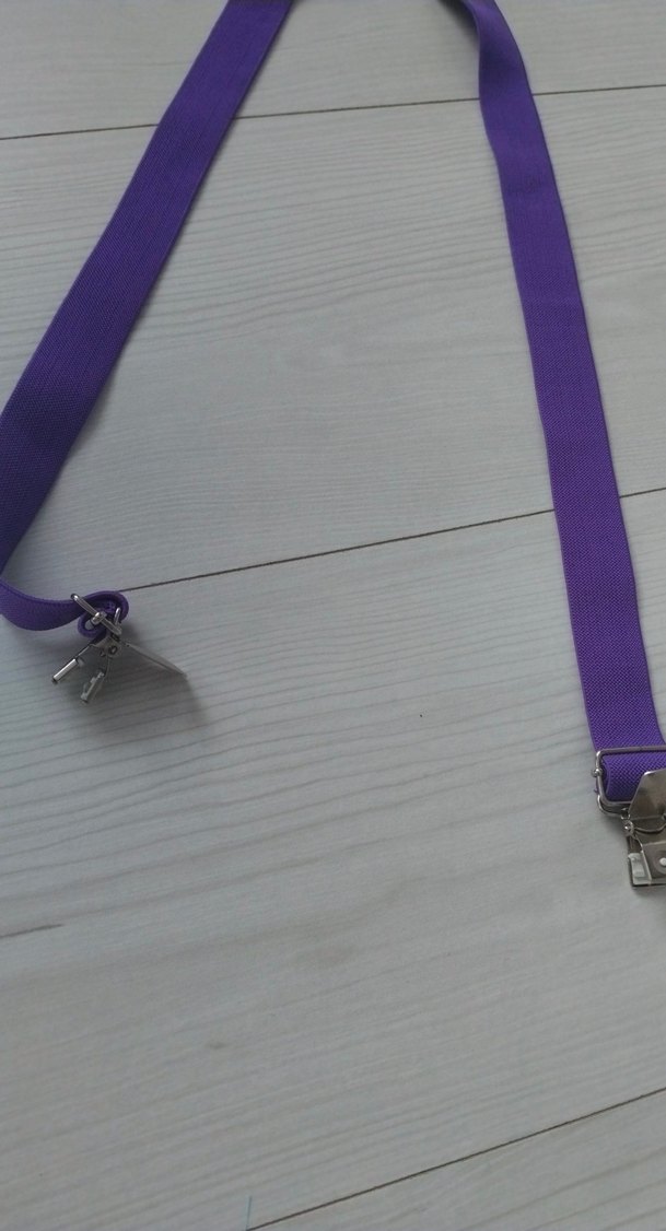 Mor Çocuk Askısı Tokalı Basic Model - Görsel 2