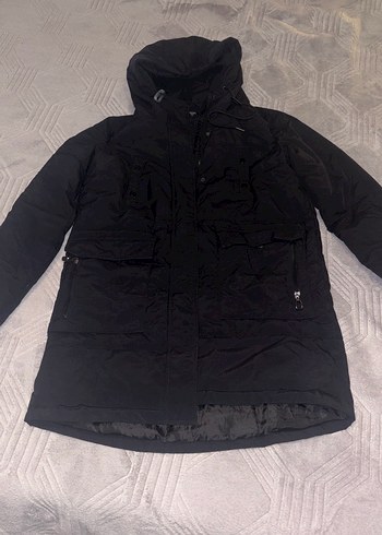 Colin's Fermuarli Siyah Kadin Kislik Street Wear Mont