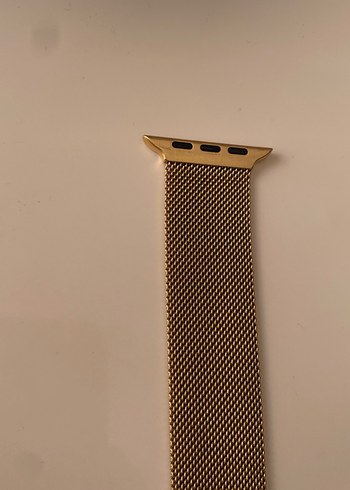 Altın Renkli Minimalist Saat Kayışı - Görsel 3