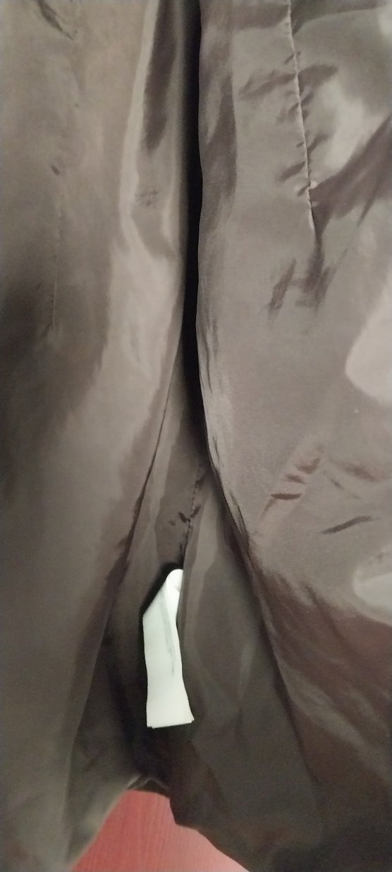 Düğmeli Kahverengi Deri Kadın kaban mont trençkot - Görsel 4