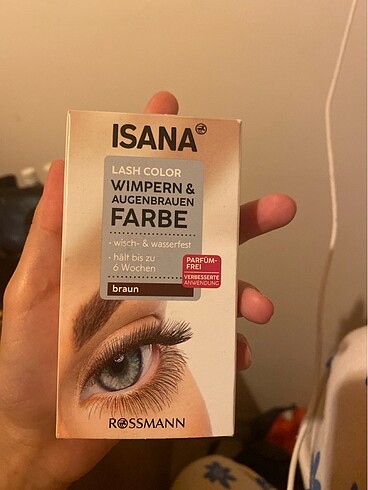 isana kahverengi kaş boyası