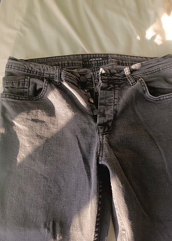 Gri Erkek Denim Bol Kesim Jean - Görsel 2