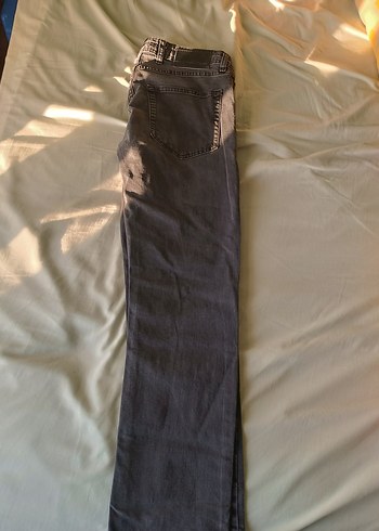 Gri Erkek Denim Bol Kesim Jean - Görsel 4