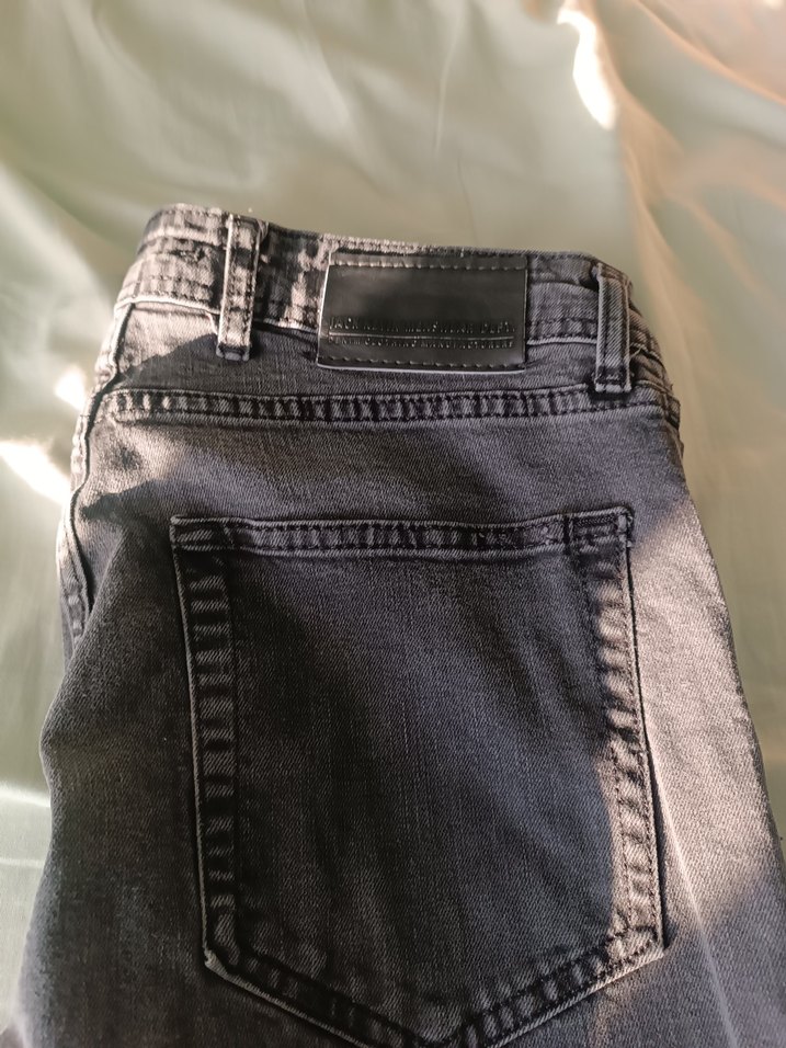 Gri Erkek Denim Bol Kesim Jean - Görsel 3