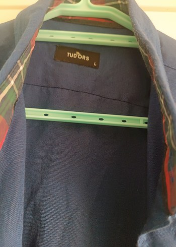 Uzun Kollu Koyu Mavi Keten Erkek Gömlek - Görsel 3