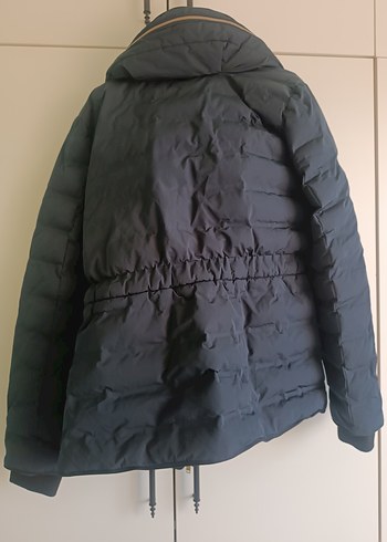 Fermuarlı Siyah Kadın Kışlık Mont - Görsel 6