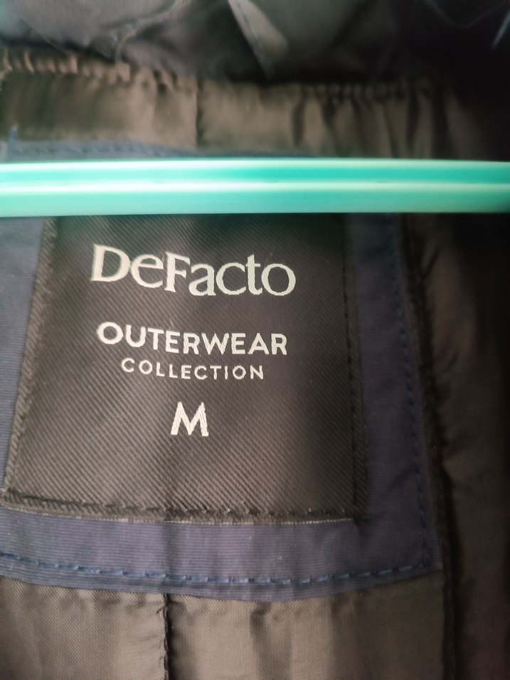 Mavi Kapüşonlu Erkek Bomber Ceket - Görsel 4