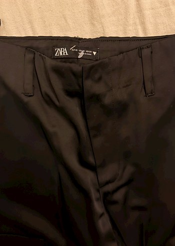 Zara saten kargo cep pantolon - Görsel 3