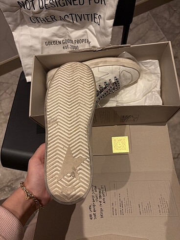 37 Beden Golden goose stardan kadın beyaz sneaker