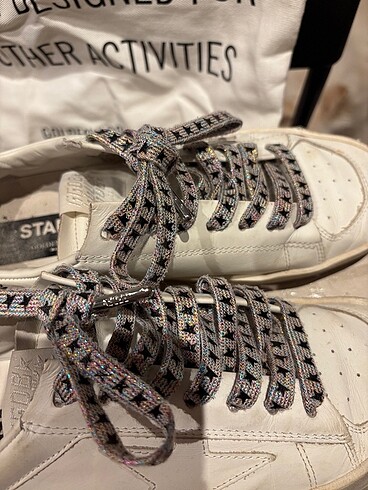 Golden goose stardan kadın beyaz sneaker - Görsel 8