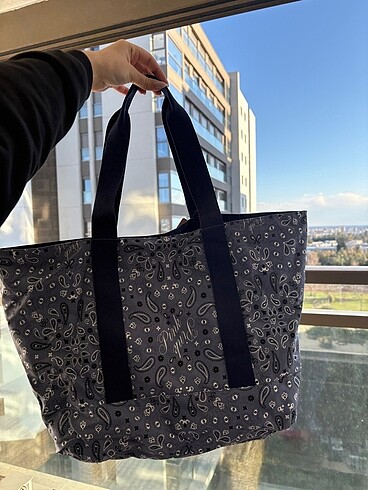 Victoria secret pink çift taraflı çanta - Görsel 2