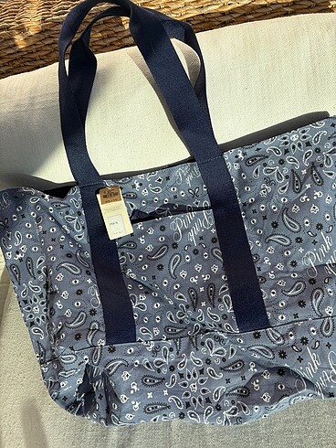 Victoria secret pink çift taraflı çanta - Görsel 4