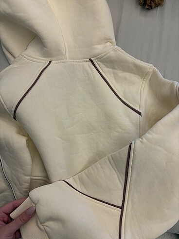 Sbnm cropped hoodie - Görsel 5