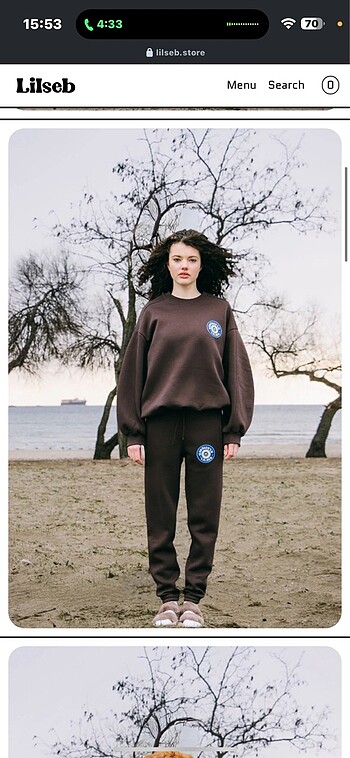 Lil seb koffie sweatshirt