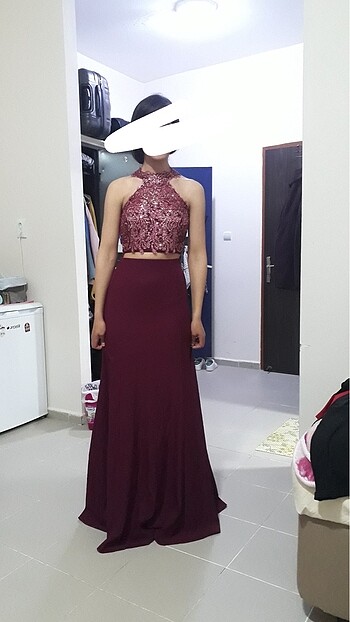 Fuşya abiye - Görsel 4