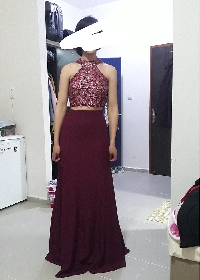 Fuşya abiye - Görsel 4