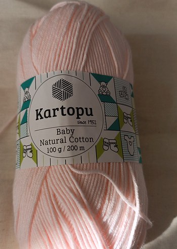 Kartopu Baby Doğal Pamuk İpliği 100g
