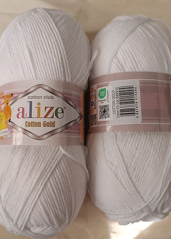 Alize Cotton Gold Pamuk İpliği Beyaz55