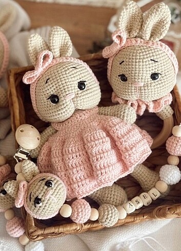 Amigrumi tavşan set