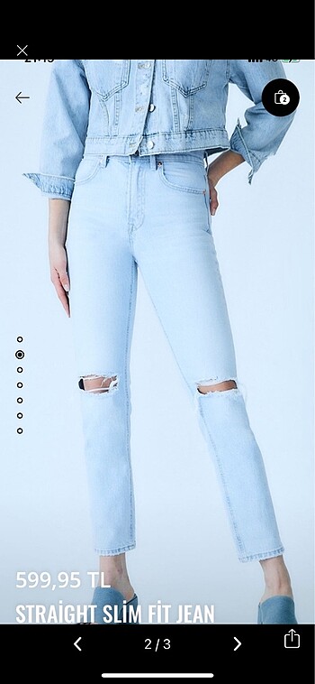 Stradivarius Stradi jean