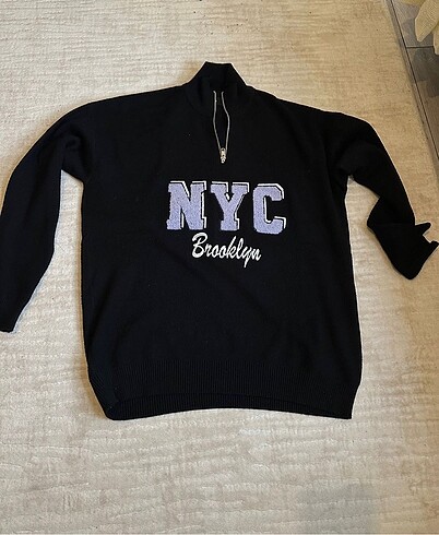 Bershka Triko zip yaka