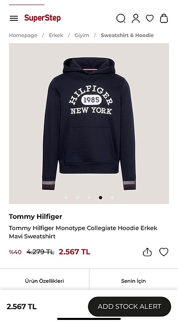 m Beden Tommy hilfiger