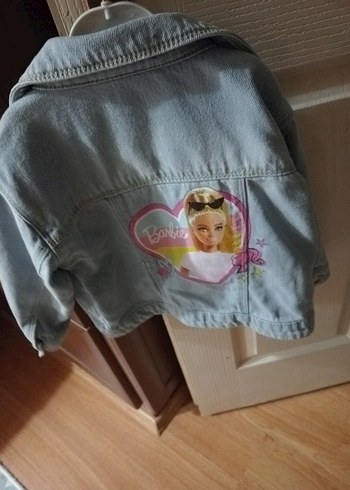 Kız Çocuk Gri Denim Ceket