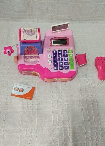 Barbie Oyuncak market kasası barbie