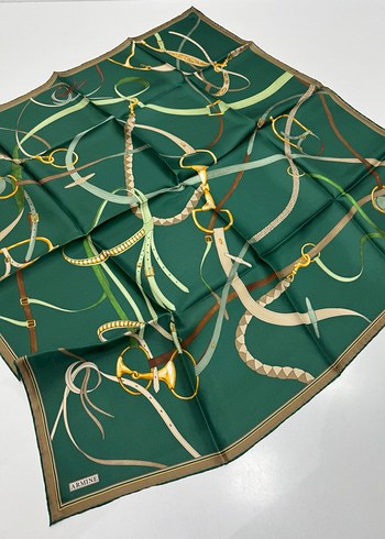 Armine 2026 İlkBahar Yaz Serisi eşarp zincir desen spor model - Görsel 2