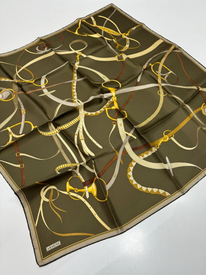 Armine 2026 İlkBahar Yaz Serisi eşarp zincir desen spor model - Görsel 4