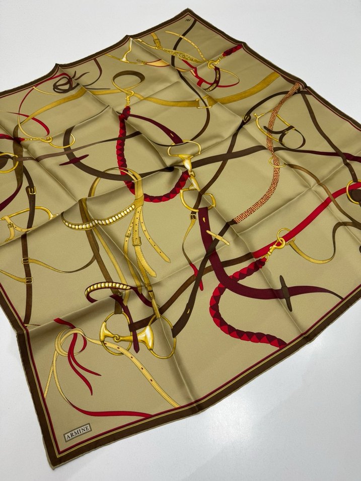 Armine 2026 İlkBahar Yaz Serisi eşarp zincir desen spor model - Görsel 5