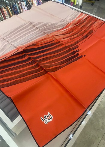 Levidor Twill İpek eşarp klasik ve spor modern model - Görsel 2