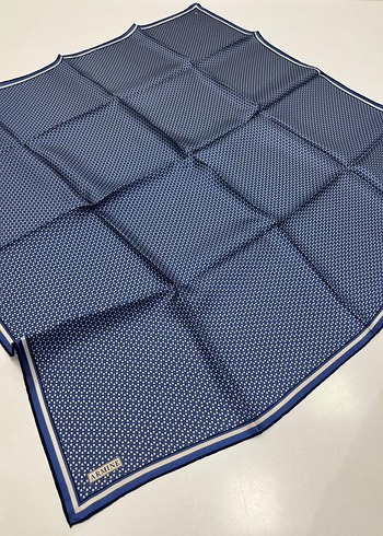 Armine Twill İpek Eşarp geometrik çıtır desen spor casual model - Görsel 14