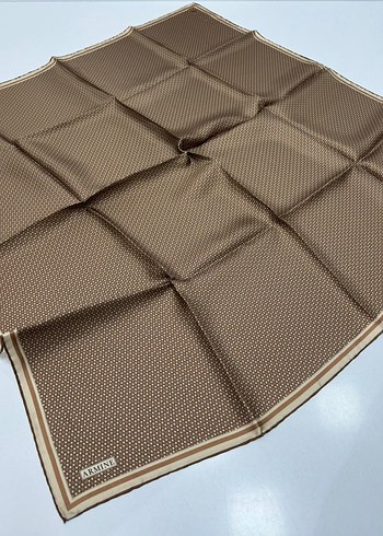 Armine Twill İpek Eşarp geometrik çıtır desen spor casual model - Görsel 5