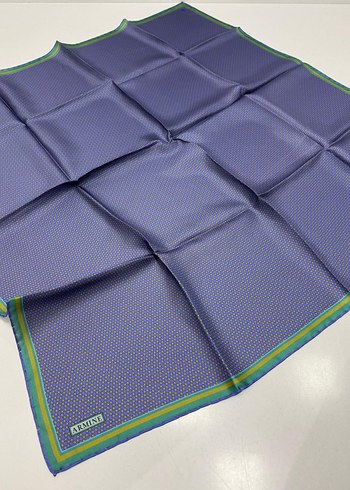 Armine Twill İpek eşarp küçük geometrik desen spor model - Görsel 12