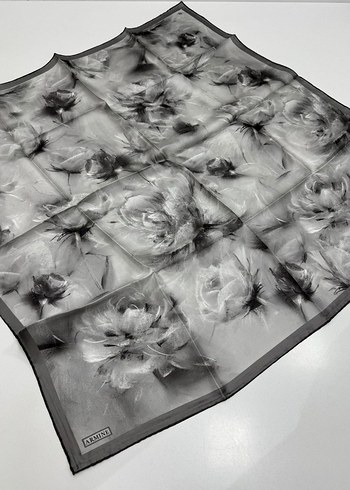 Armine Yeni Sezon Twill İpek eşarp - Görsel 2