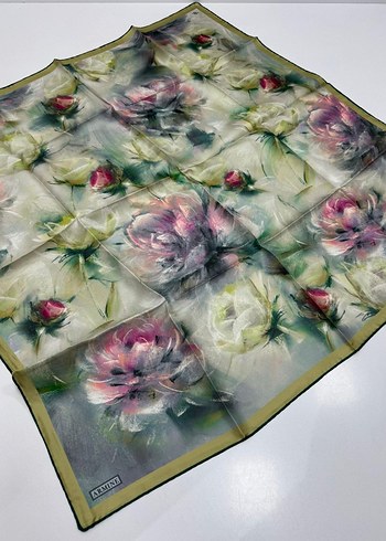 Armine Yeni Sezon Twill İpek eşarp - Görsel 4