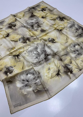 Armine Yeni Sezon Twill İpek eşarp - Görsel 6