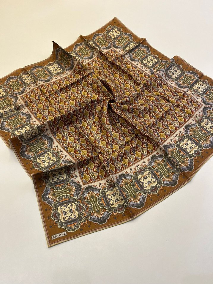 Armine Twill İpek Eşarp Yeni Sezon - Görsel 5