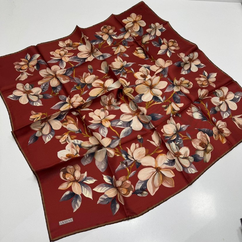 Armine Twill İpek Eşarp Yeni Sezon - Görsel 2