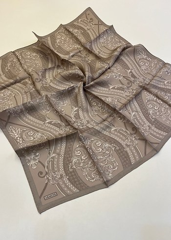Armine Twill İpek Eşarp - Görsel 2