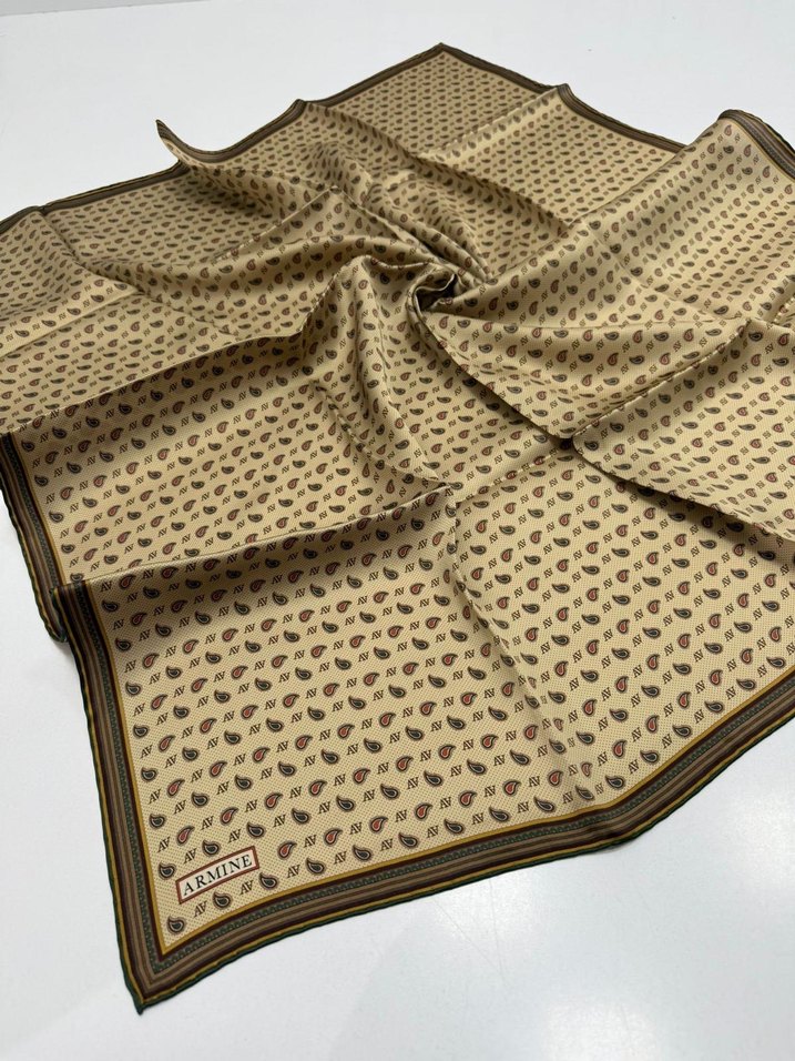 Armine Twill İpek Eşarp Yeni Sezon - Görsel 2