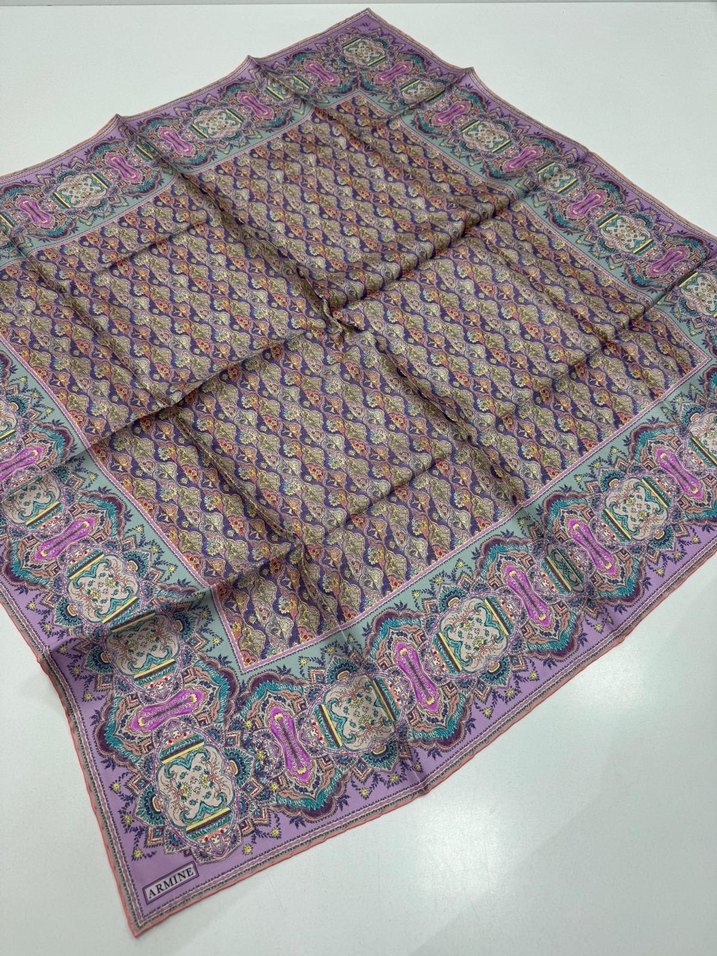 Armine Twill İpek Eşarp Yeni Sezon - Görsel 5