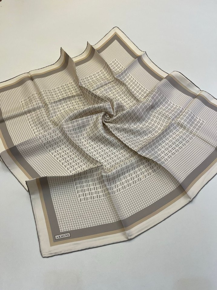 Armine Twill İpek Eşarp Yeni Sezon - Görsel 3