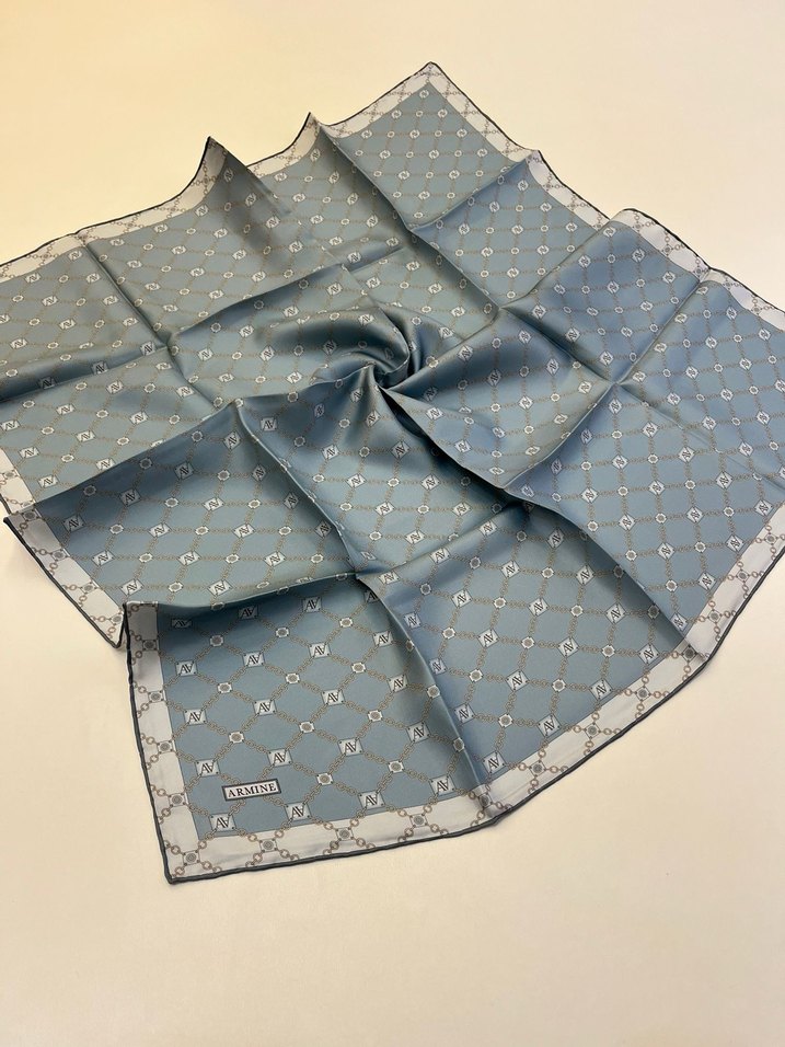 Armine Twill İpek Eşarp Yeni Sezon - Görsel 2