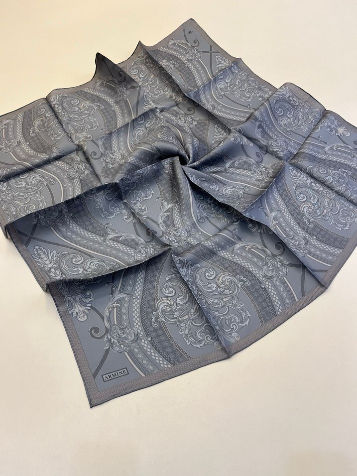 Armine Twill İpek Eşarp Yeni Sezon - Görsel 2