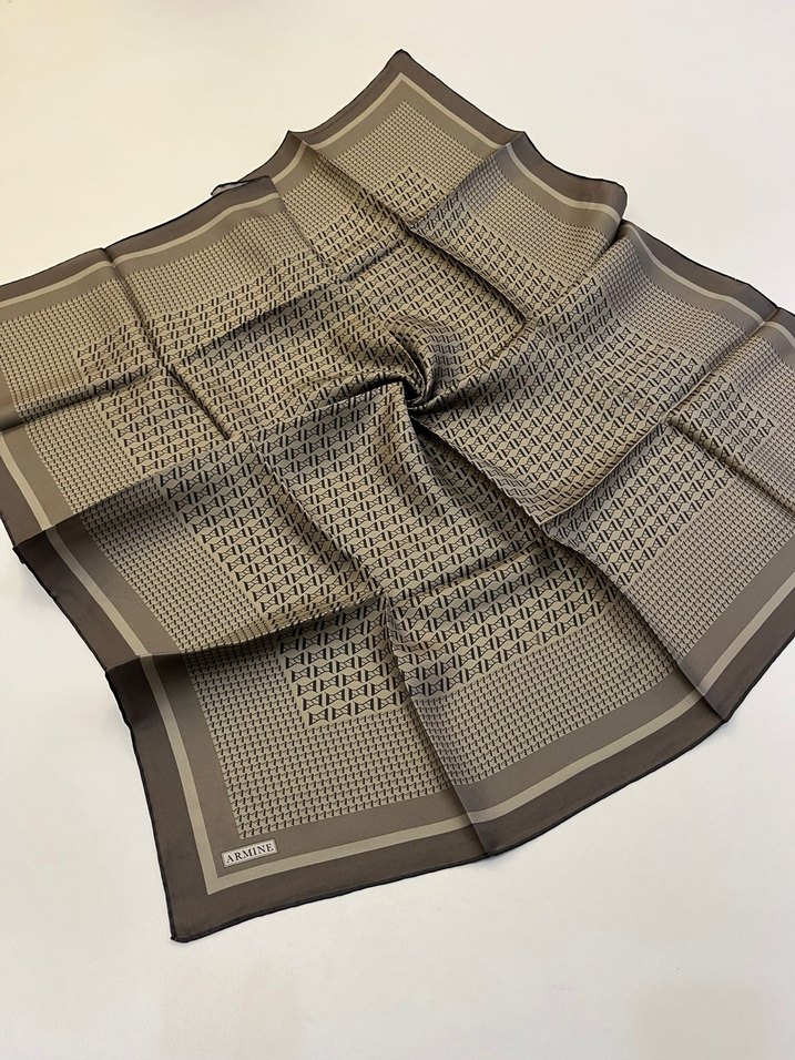 Armine Twill İpek Eşarp Yeni Sezon - Görsel 2
