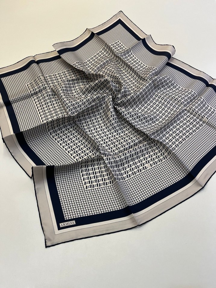 Armine Twill İpek Eşarp Yeni Sezon - Görsel 3